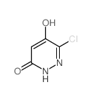 3(2H)-Pyridazinone,6-chloro-5-hydroxy-结构式