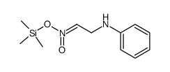 trimethylsilyl (E)-(2-(phenylamino)ethylidene)azinate Structure