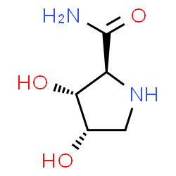 2-Pyrrolidinecarboxamide,3,4-dihydroxy-,trans-2,3,cis-3,4-()-(8CI) Structure