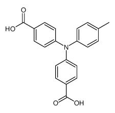 4-(N-(4-carboxyphenyl)-4-methylanilino)benzoic acid Structure