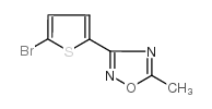 3-(5-溴-2-噻吩基)-5-甲基-1,2,4-恶二唑结构式