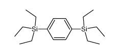 hexa-Si-ethyl-Si,Si'-p-phenylene-bis-silane Structure