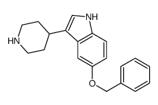 5-phenylmethoxy-3-piperidin-4-yl-1H-indole结构式