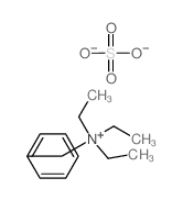 benzyl-triethyl-azanium; sulfuric acid Structure