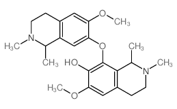 6-methoxy-8-[(6-methoxy-1,2-dimethyl-3,4-dihydro-1H-isoquinolin-7-yl)oxy]-1,2-dimethyl-3,4-dihydro-1H-isoquinolin-7-ol structure