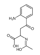 2-acetamido-4-(2-aminophenyl)-4-oxobutanoic acid Structure