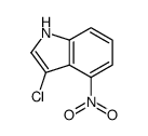 3chloro4nitro1Hindole structure