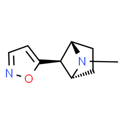 5-Azabicyclo[2.1.1]hexane,6-(5-isoxazolyl)-5-methyl-,stereoisomer(9CI) Structure