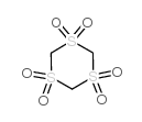 1,3,5-Trithiane,1,1,3,3,5,5-hexaoxide structure