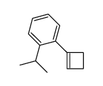 Benzene, 1-(1-cyclobuten-1-yl)-2-(1-methylethyl)- (9CI) Structure