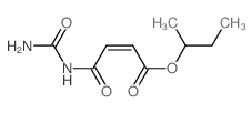 Maleamic acid,N-carbamoyl-, sec-butyl ester (7CI,8CI) Structure
