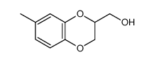 (7-methyl-2,3-dihydrobenzo[b][1,4]dioxin-2-yl)methanol结构式