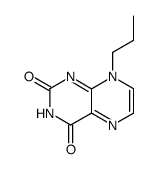 8-Propyl-2,4(3H,8H)-pteridinedione Structure