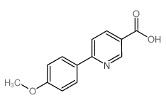 6-(4-METHOXYPHENYL)NICOTINIC ACID Structure