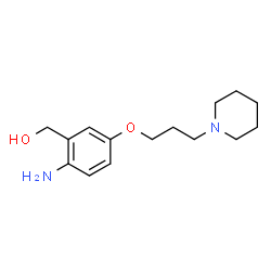 (2-Amino-5-(3-(piperidin-1-yl)propoxy)phenyl)methanol Structure