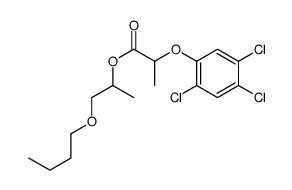 1-butoxypropan-2-yl 2-(2,4,5-trichlorophenoxy)propanoate Structure