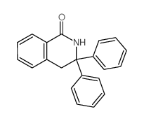 1(2H)-Isoquinolinone,3,4-dihydro-3,3-diphenyl- structure