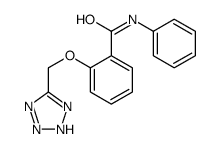 N-phenyl-2-(2H-tetrazol-5-ylmethoxy)benzamide结构式