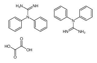bis[N,N'-diphenylguanidinium] oxalate结构式