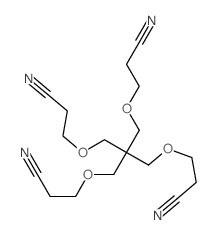 Tetra(cyanoethoxymethyl) methane Structure