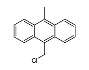 9-Methyl-10-(chloromethyl)anthracene Structure
