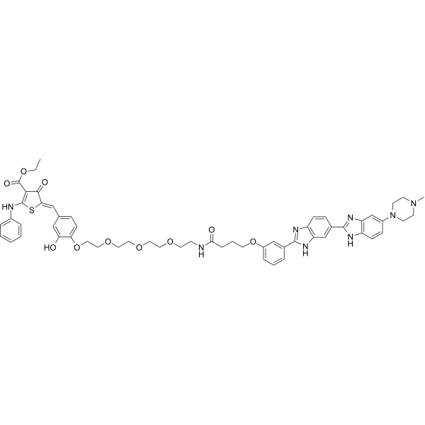 HOE 33187-O-CONH-PEG4-phenol-thiophenone-NHPh-COOEt picture