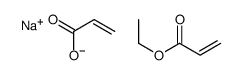 sodium,ethyl prop-2-enoate,prop-2-enoate Structure
