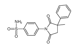 4-(3-methyl-2,5-dioxo-3-phenylpyrrolidin-1-yl)benzenesulfonamide Structure