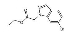 ethyl 2-(6-bromo-1H-indazol-1-yl)acetate Structure