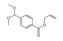 prop-2-enyl 4-(dimethoxymethyl)benzoate结构式