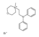 N-[2-(4-methylmorpholin-4-ium-4-yl)ethyl]-N-phenylaniline,bromide结构式