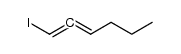 1-iodo-1,2-hexadiene Structure