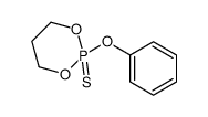 2-phenoxy-2-sulfanylidene-1,3,2λ5-dioxaphosphinane结构式