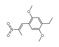 4-Ethyl-2,5-dimethoxy-β-methyl-β-nitrostyrol结构式