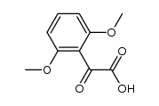 (2,6-dimethoxy-phenyl)-glyoxylic acid结构式