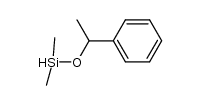 dimethyl(1-phenylethoxy)silane结构式