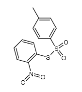 S-(2-nitrophenyl) 4-toluenethiosulfonate结构式