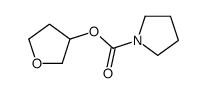 1-Pyrrolidinecarboxylicacid,tetrahydro-3-furanylester(9CI) Structure