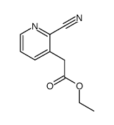 (2-cyano-pyridin-3-yl)-acetic acid ethyl ester Structure