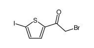 2-bromo-1-(5-iodo-thiophen-2-yl)-ethanone结构式