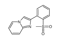 2-[o-(Methylsulfonyl)phenyl]imidazo[1,2-a]pyridine structure