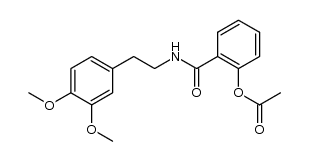 N-(3,4-dimethoxyphenethyl)-2-acetoxybenzamide Structure