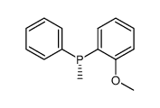 (r)-(2-methoxyphenyl)methylphenylphosphine结构式