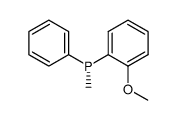 (r)-(2-methoxyphenyl)methylphenylphosphine structure