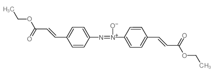 Azoxybenzene-4,4'-bis(propenoic acid ethyl) ester结构式