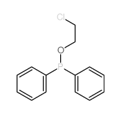 Phosphinousacid, P,P-diphenyl-, 2-chloroethyl ester Structure
