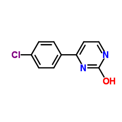 4-(4-Chlorophenyl)-2(1H)-pyrimidinone Structure