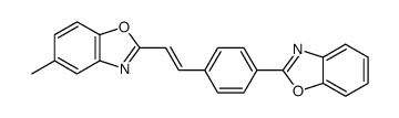 2-[2-[4-(benzoxazol-2-yl)phenyl]vinyl]-5-methylbenzoxazole结构式