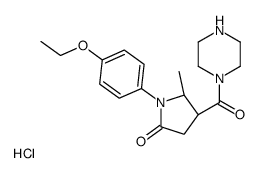 (4S,5R)-1-(4-ethoxyphenyl)-5-methyl-4-(piperazine-1-carbonyl)pyrrolidin-2-one,hydrochloride Structure