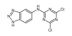 5-(2,4-dichloro-s-triazin-6-ylamino)benzotriazole结构式